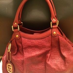 Sold!! Gucci Sukey leather handbag